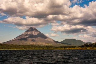 Lake Arenal, overlooking Arenal volcano