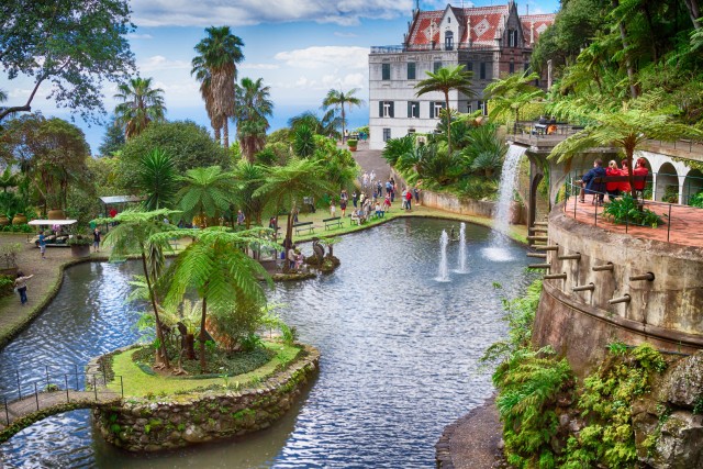 Tropical Garden Monte Palace. Funchal, Madeira Island, Portugal