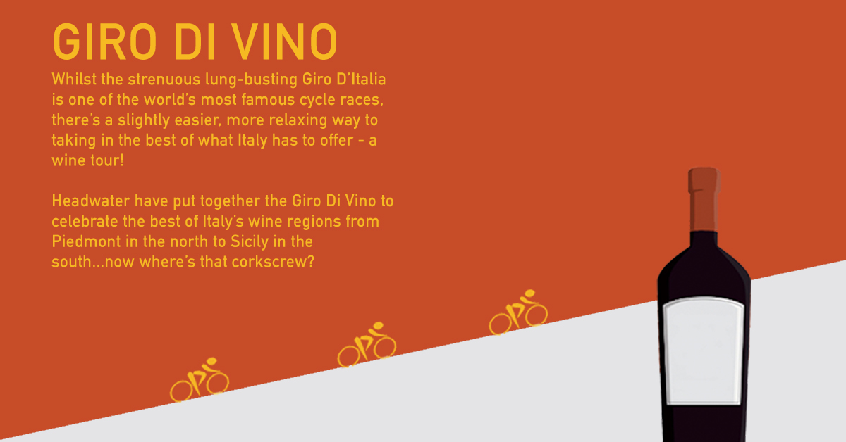 Headwater's Giro Di Vino Infographic Learn About Italian Wines!