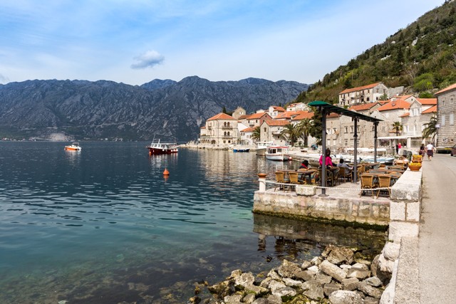 The lovely bay town of Perast