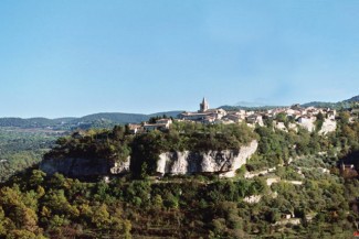 The Village of Venasque in Provence, France.